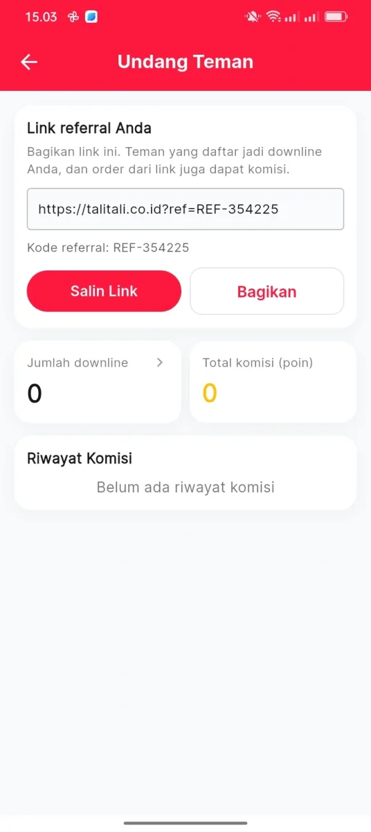 Langkah 7: Klik Menu Undang Teman